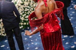 The scene at the 2025 Met Gala.