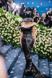 Kim Kardashian in Chrome Hearts at the 2025 Met Gala.