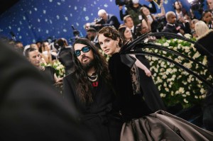 Alessandro Michele and Lana Del Rey in Valentino at The 2025 Met Gala.
