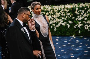 Russel Wilson and Ciara in LaQuan Smith at the 2025 Met Gala
