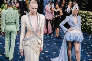 Alex Consani in Swarovski at the 2025 Met Gala
