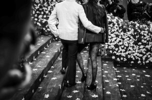 Pharrell and Helen Lasichanh in Louis Vuitton at the 2025 Met Gala