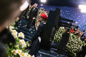 André 3000 in Burberry at the 2025 Met Gala