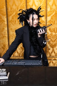 Charli XCX at The Mark Hotel before the 2025 Met Gala: "Superfine: Tailoring Black Style" held at the Metropolitan Museum of Art on May 5, 2025 in New York, New York.