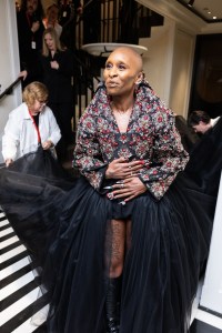 Cynthia Erivo at The Mark Hotel before the 2025 Met Gala: "Superfine: Tailoring Black Style" held at the Metropolitan Museum of Art on May 5, 2025 in New York, New York.