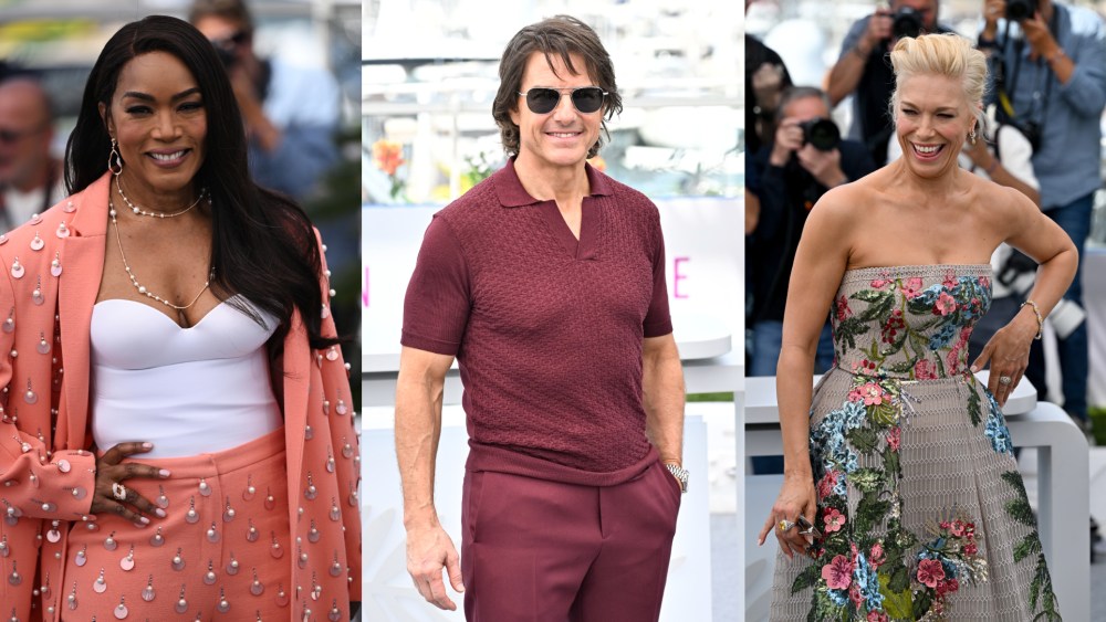 Angela Bassett, Tom Cruise, Hannah Waddingham at the "Mission: Impossible – The Final Reckoning" photo call at the 78th Cannes Film Festival held at Palais des Festivals on May 14, 2025 in Cannes, France.