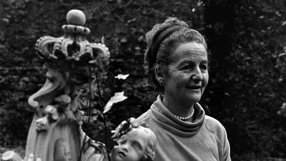 Nancy Mitford photographed at her Paris home located on the Left Bank’s Rue Monsieur on December 12, 1964