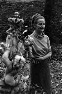 Nancy Mitford photographed at her Paris home located on the Left Bank’s Rue Monsieur on December 12, 1964