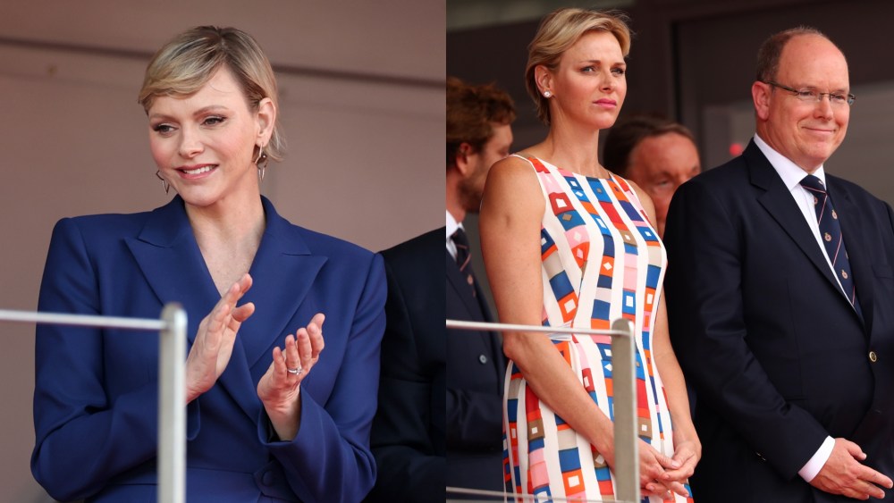 Princess Charlene's Monaco Grand Prix style.
