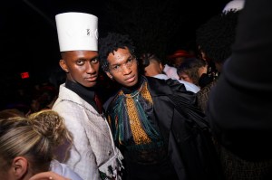Alioune Badara Fall, Dominic Augutsin at the Richie Akiva's "The After" hosted by Tyla, Colman Domingo, Doja Cat, Edward Enninful Met Gala after party held at Casa Cipriani on May 05, 2025 in New York, New York.
