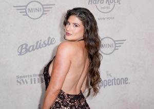 Remi Bader at the Sports Illustrated Swimsuit Issue launch party held at the Hard Rock Times Square on May 15, 2025 in New York, New York.
