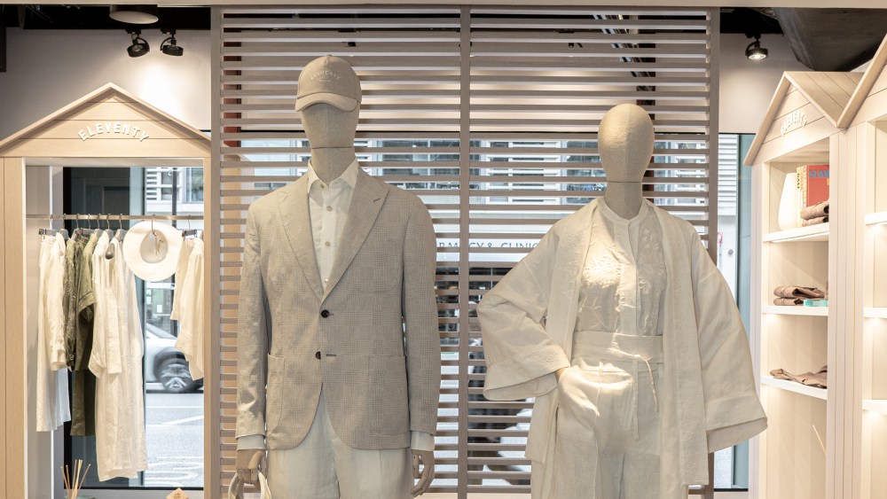 The Eleventy pop-up at Harrods in London.