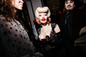 Amanda Lepore at the Willy Chavarria Met Gala after party co-hosted with Wayman and Micah held at the Mark Hotel on May 05, 2025 in New York, New York.
