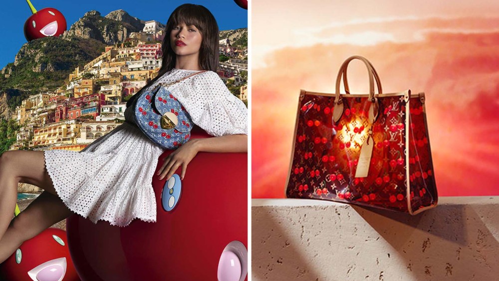 Zendaya in the Louis Vuitton × Murakami Chapter Three campaign.