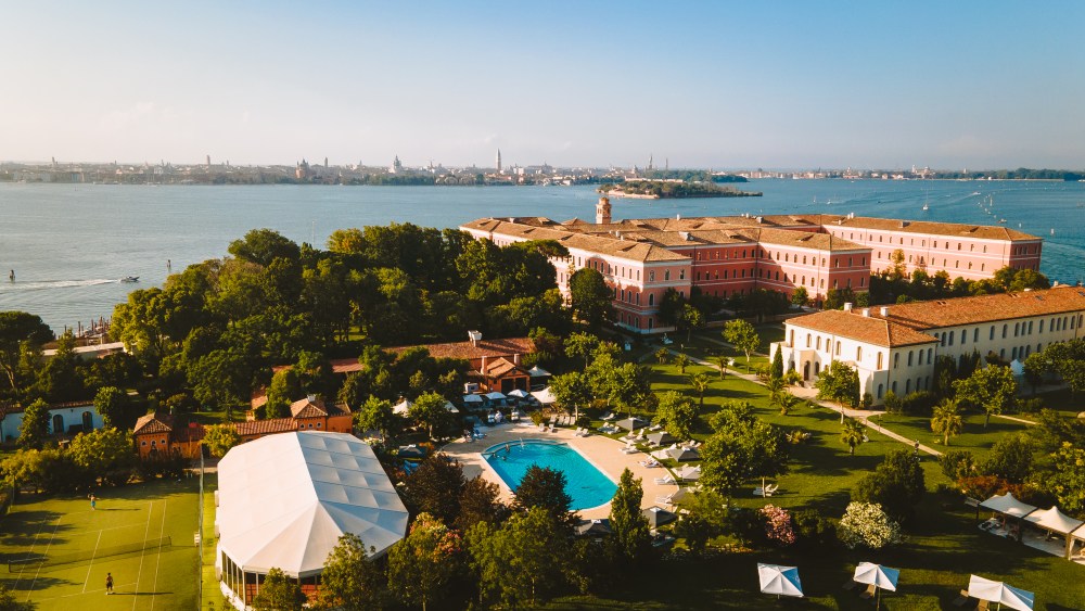 The San Clemente Palace hotel in Venice.