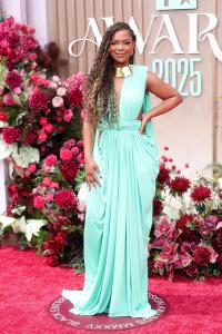 Riley Burruss at the BET Awards 2025 held at the Peacock Theater on June 09, 2025 in Los Angeles, California.
