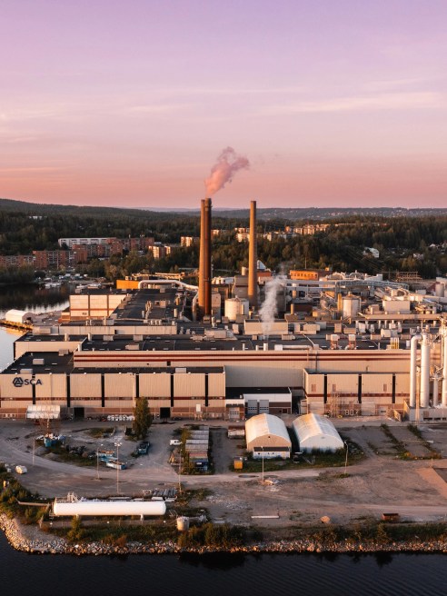 The Circulose plant in Ortviken, Sweden.