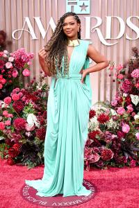 Riley Burruss at the BET Awards 2025 held at the Peacock Theater on June 09, 2025 in Los Angeles, California.