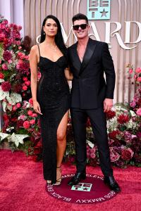 April Love Geary, Robin Thicke at the BET Awards 2025 held at the Peacock Theater on June 09, 2025 in Los Angeles, California.