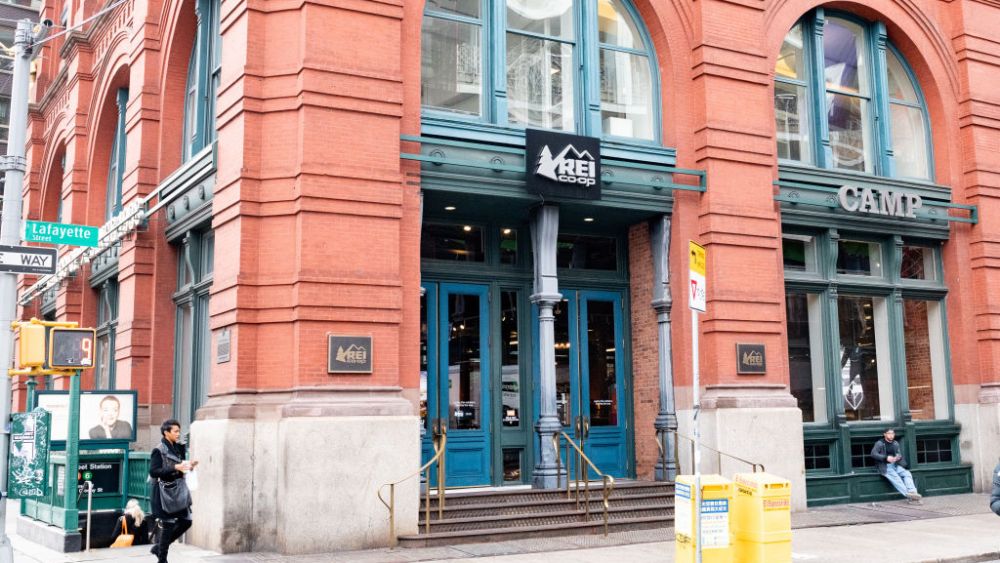 NEW YORK, NY, UNITED STATES - 2018/10/23: REI (Recreational Equipment, Inc., aka REI Co-op) store in the SoHo neighbourhood of New York City. (Photo by Michael Brochstein/SOPA Images/LightRocket via Getty Images)