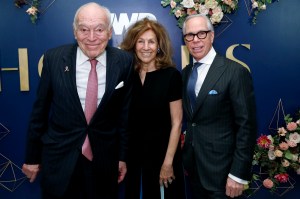 Leonard Lauder, Judy Lauder and Tommy Hilfiger (Photo by Andrew Kist/WWD/Penske Media via Getty Images)