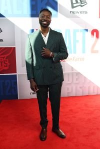 NEW YORK, NEW YORK - JUNE 25: Francois Nicolas poses on the red carpet prior to the 2025 NBA Draft - Round One at Barclays Center on June 25, 2025 in the Brooklyn borough of New York City. NOTE TO USER: User expressly acknowledges and agrees that, by downloading and/or using this photograph, user is consenting to the terms and conditions of the Getty Images License Agreement. Mandatory Copyright Notice: Copyright 2025 NBAE (Photo by Sarah Stier/Getty Images)