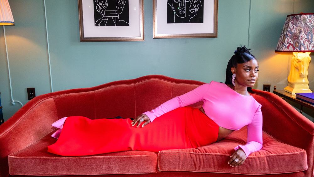 Denée Benton in Carolina Herrera for the season 3 premiere of 'The Gilded Age.'