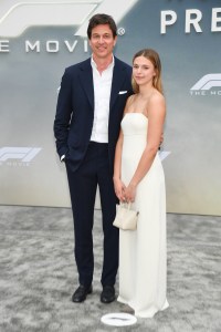 Toto Wolff, Rosa Wolff at the "F1" New York Premiere on June 16, 2025 in New York, New York.