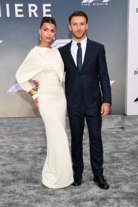 Christina Mnt, Pierre Gasly at the "F1" New York Premiere on June 16, 2025 in New York, New York.
