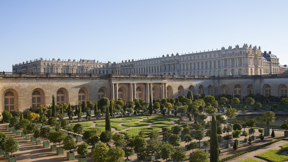 The Orangerie at the Château de Versailles.