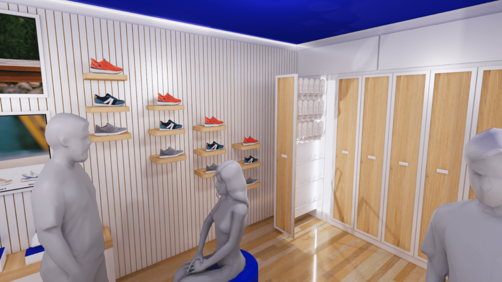 Kizik, Mobile Truck, Pop-Up, retail, shoes, sneakers, handsfree shoes