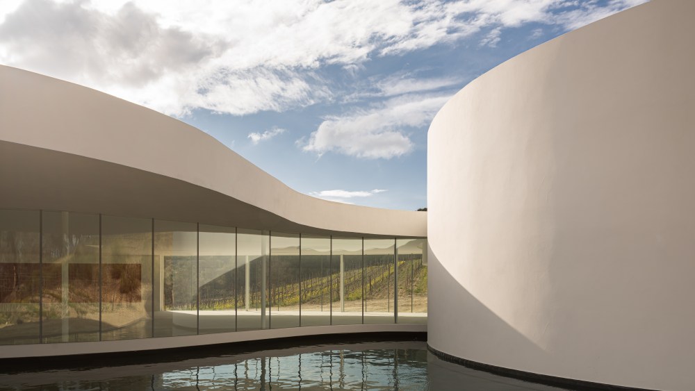 The Oscar Niemeyer Pavilion at Château la Coste in Provence, France