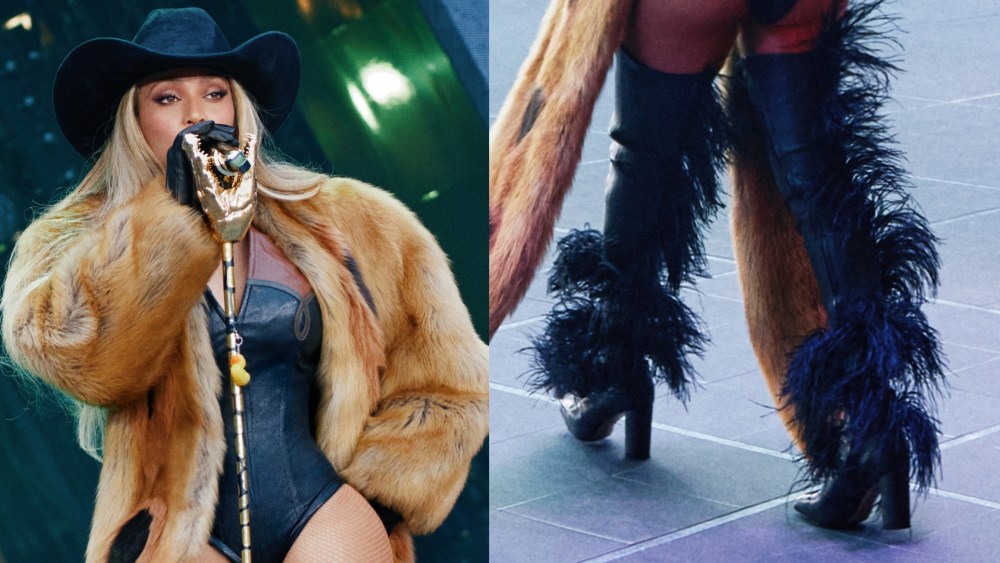 Beyonce Ferragamo boots Cowboy Carter look