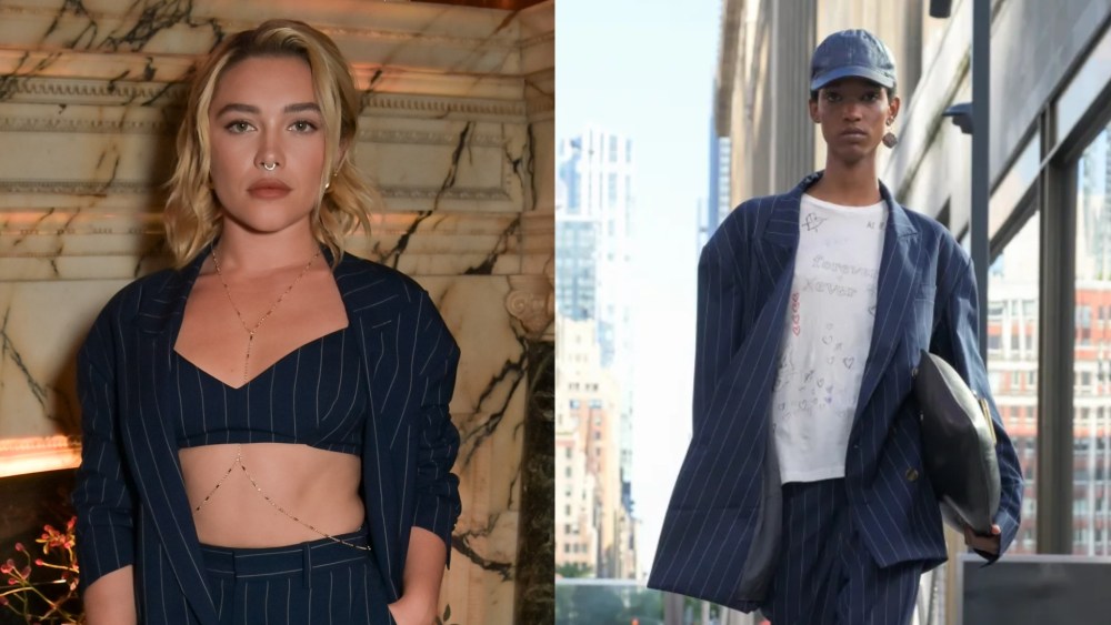 LONDON, ENGLAND - JUNE 26: Florence Pugh attends a cocktail party to celebrate Stuart Vevers, Creative Director of Coach, as he receives his OBE Award on June 26, 2025 in London, England.