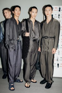 Backstage at Giorgio Armani Men's Spring 2026 Ready-to-Wear Collection at Milan Mne's Fashion Week