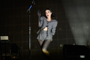 GLASTONBURY, ENGLAND - JUNE 29: St. Vincent performs on the Woodsies Stage during day five of Glastonbury festival 2025 at Worthy Farm, Pilton on June 29, 2025 in Glastonbury, England. Established by Michael Eavis in 1970, Glastonbury has grown into the UK's largest music festival, drawing over 200,000 fans to enjoy performances across more than 100 stages. In 2026, the festival will take a fallow year, a planned pause to allow the Worthy Farm site time to rest and recover. (Photo by Leon Neal/Getty Images)