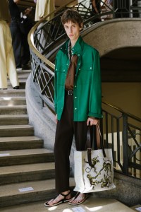Backstage at Hermès Men's Spring 2026 Ready-to-Wear Collection at Paris Fashion Week