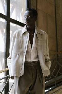 Backstage at Hermès Men's Spring 2026 Ready-to-Wear Collection at Paris Fashion Week