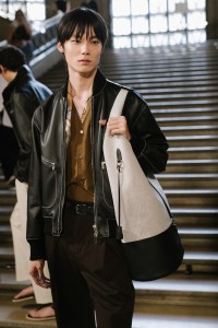 Backstage at Hermès Men's Spring 2026 Ready-to-Wear Collection at Paris Fashion Week