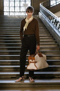 Backstage at Hermès Men's Spring 2026 Ready-to-Wear Collection at Paris Fashion Week