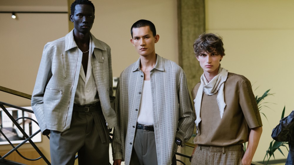 Backstage at Hermès Men's Spring 2026 Ready-to-Wear Collection at Paris Fashion Week