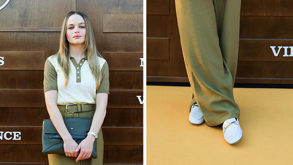 Joey King attends the Montblanc "Let's Write" event in Tod's loafers at Milan Fashion Week on June 19, 2025.