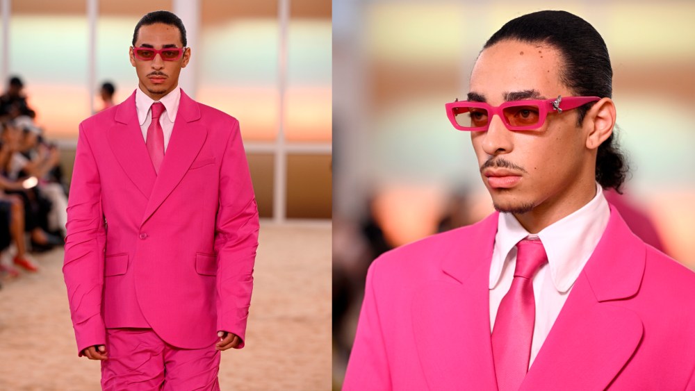 Julez Smith at 3.Paradis men’s spring 2026 runway show in Paris on Wednesday.