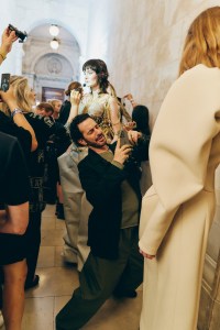 Backstage at Marc Jacobs Fall 2025