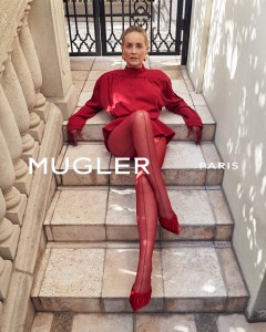 Sharon Stone in Mugler’s New Campaign
