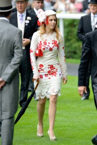 ASCOT, ENGLAND - JUNE 21:  Princess Beatrice attends Ladies Day during Royal Ascot at Ascot Racecourse on June 21, 2012 in Ascot, England.  (Photo by Ben Pruchnie/Getty Images)