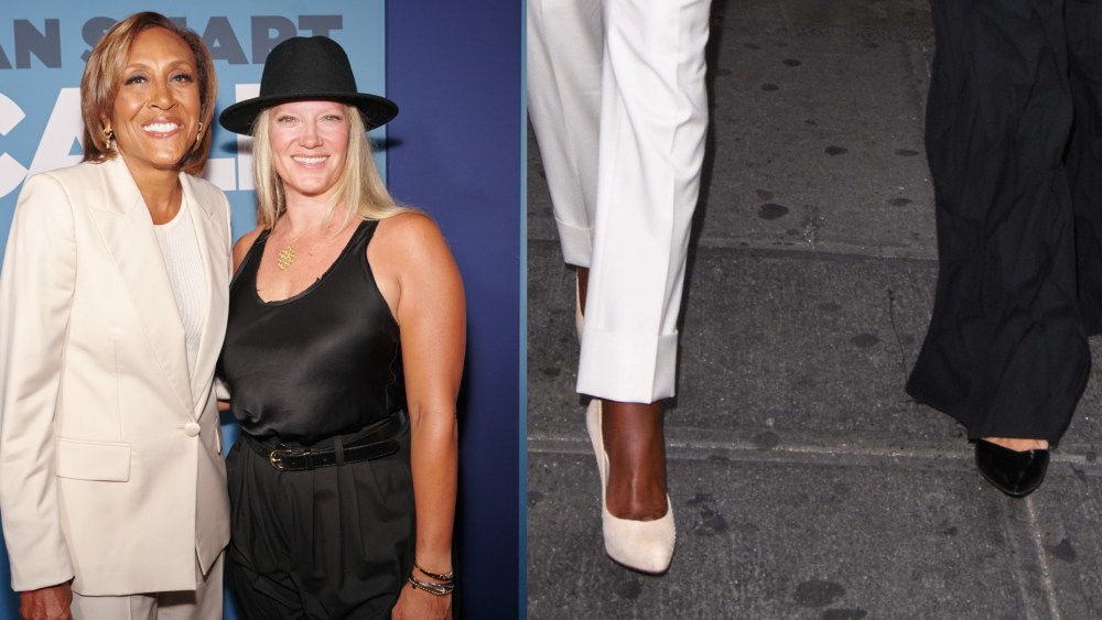 Robin Roberts, Amber Laign, Robin Roberts and Amber Laign attend Call Me Izzy Broadway opening night at Studio 54 on June 12, 2025 in New York City.