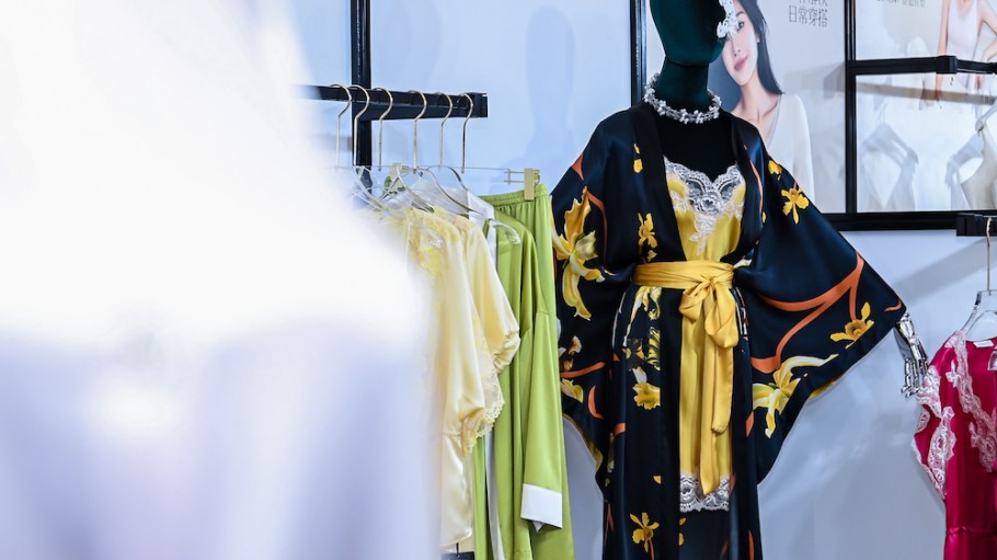 Silk bridges China's cultural heritage and modern aesthetics.