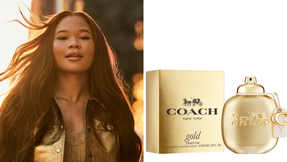 Storm Reid stars in Coach Gold campaign.