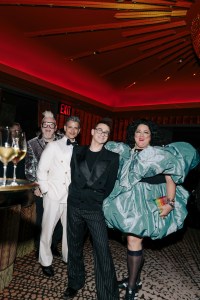 Harold Baez, Christian Siriano and Ashley Longshore